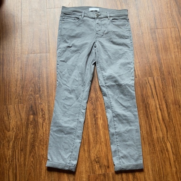 Loft gray modern skinny crop jeans size 26/2 - Picture 3 of 7